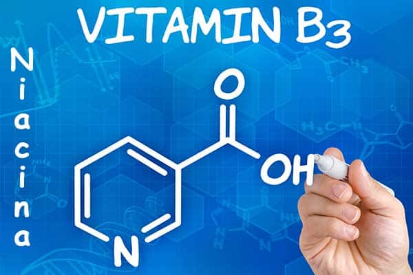 fórmula vitamina B3 o Niacina
