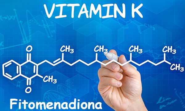 fórmula vitamina K o Fitomenadiona